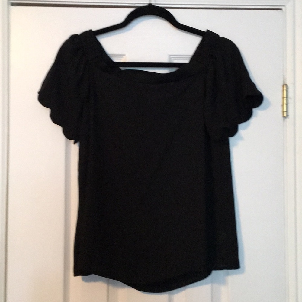 VICI Naked Zebra Black Off Shoulder Top